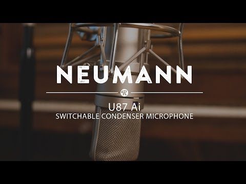 Neumann U 87 Ai mt Large Diaphragm Multipattern Condenser Microphone 1986 - Present - Matte Black