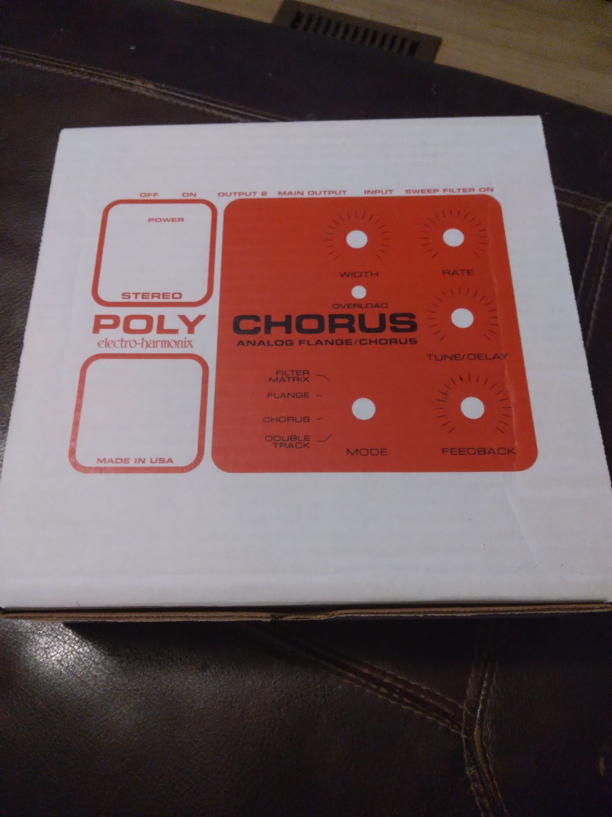 Electro-Harmonix Stereo Poly Chorus Reissue 1999 - 2010 - Black / Silver / Green