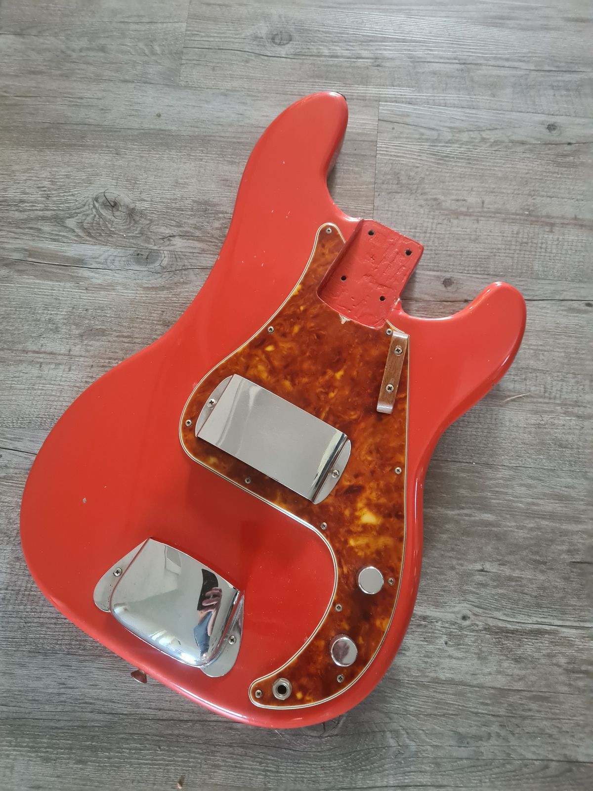 Vintage 1962 unmolested Fender Precision pickup black bobbins & cloth wired with base plate