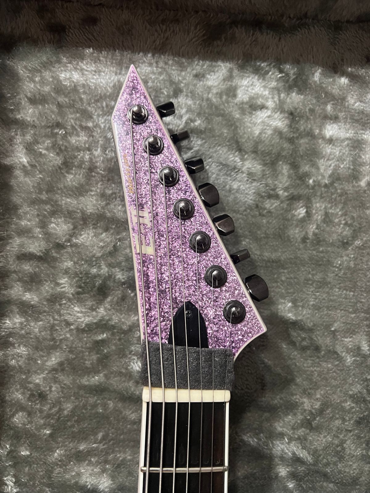 ESP E-II Horizon NT-7B Hipshot 2019 - Present - Purple Sparkle