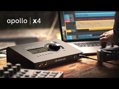 Universal Audio Apollo x4 QUAD Thunderbolt 3 Audio Interface 2019 - Present - Gray