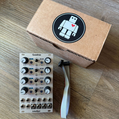 Intellijel Quadrax Quad Function Generator Eurorack Synth Module 2020 - Present - White