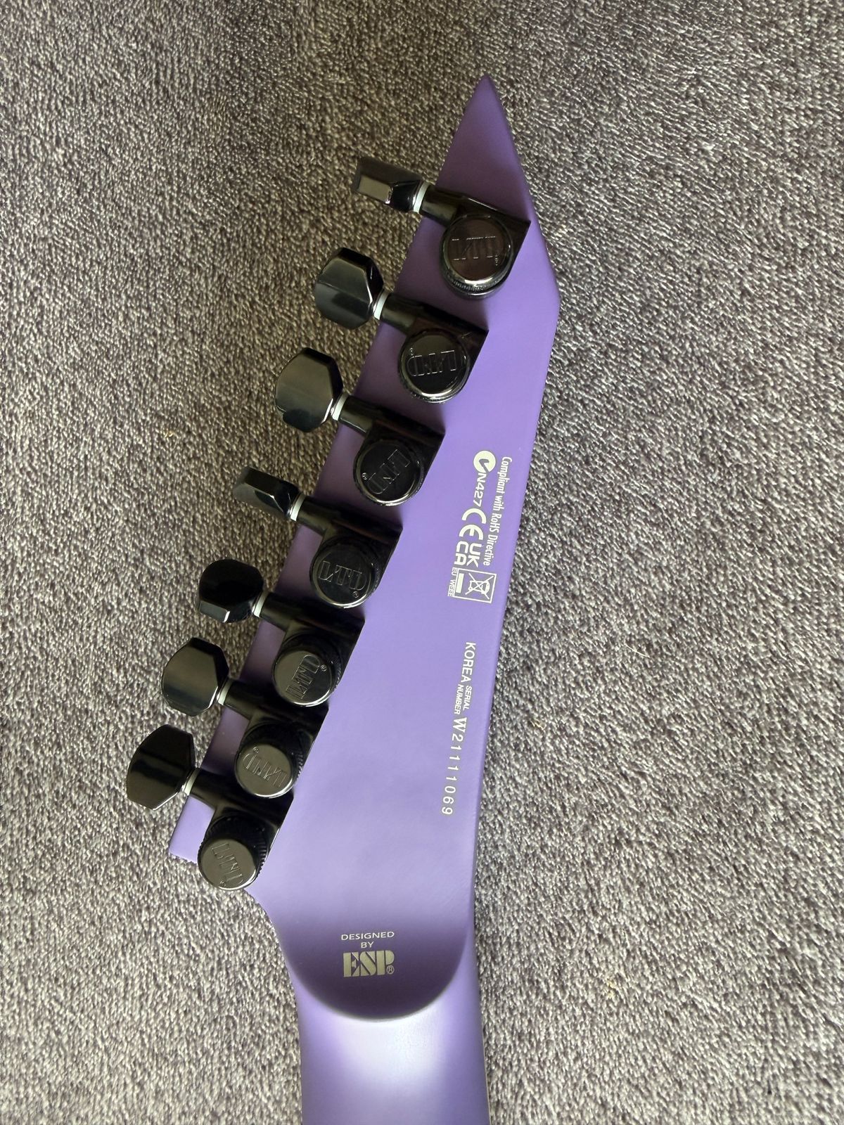 ESP LTD SC-607B Stephen Carpenter Signature 2020 - Present - Purple Satin