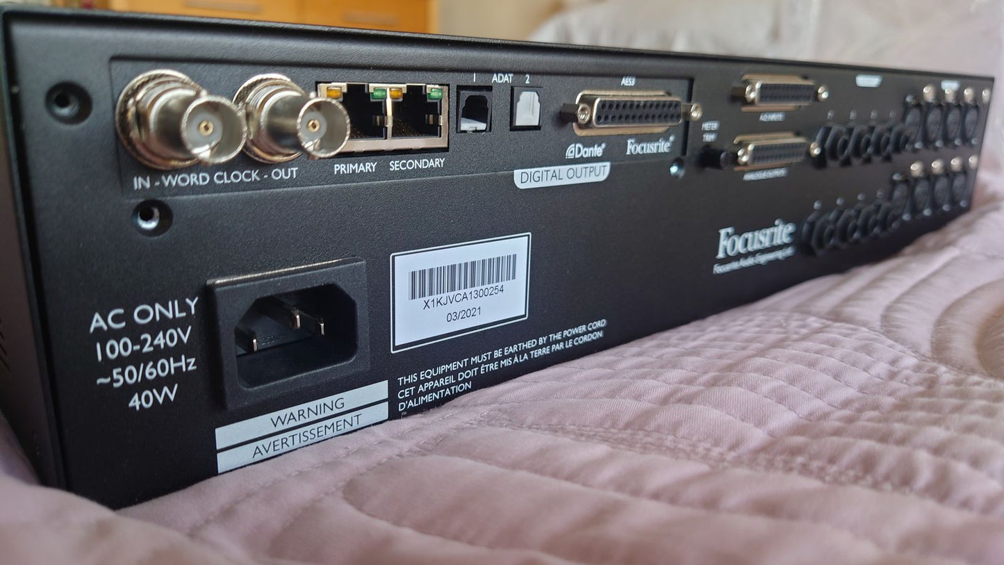 Focusrite ISA 828 mkii + ADAT expansion card