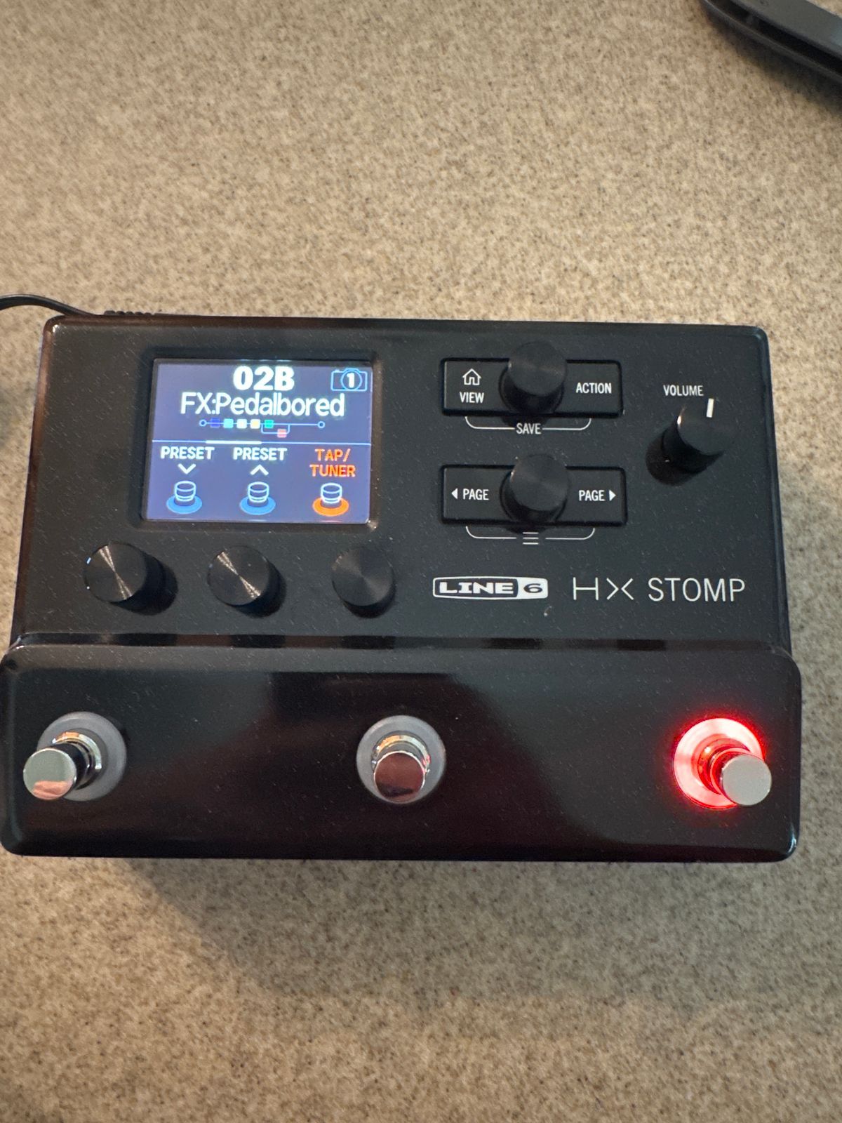 Line 6 HX Stomp 2018 - Present - Black