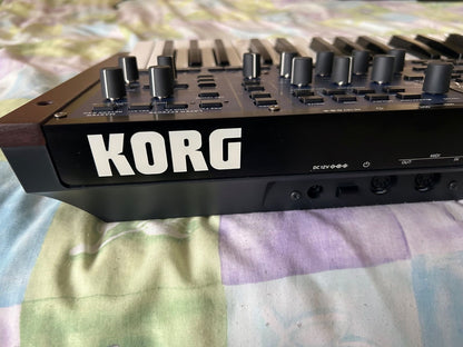Korg Multi/Poly 37-Key Analog Modeling Synthesizer 2024 - Present - Black & Blue with Wood Sides