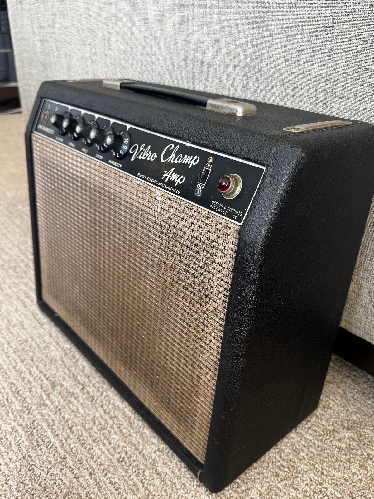 1964 Fender Vibro Champ Blackface Pre CBS