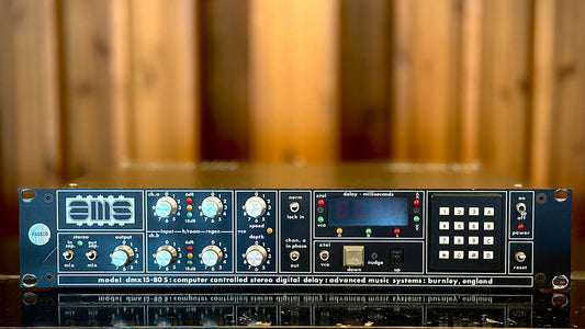 AMS Model DMX 15-80 S Computer Controlled Stereo Digital Delay 1970s - Black