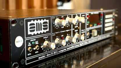 AMS Model DMX 15-80 S Computer Controlled Stereo Digital Delay 1970s - Black