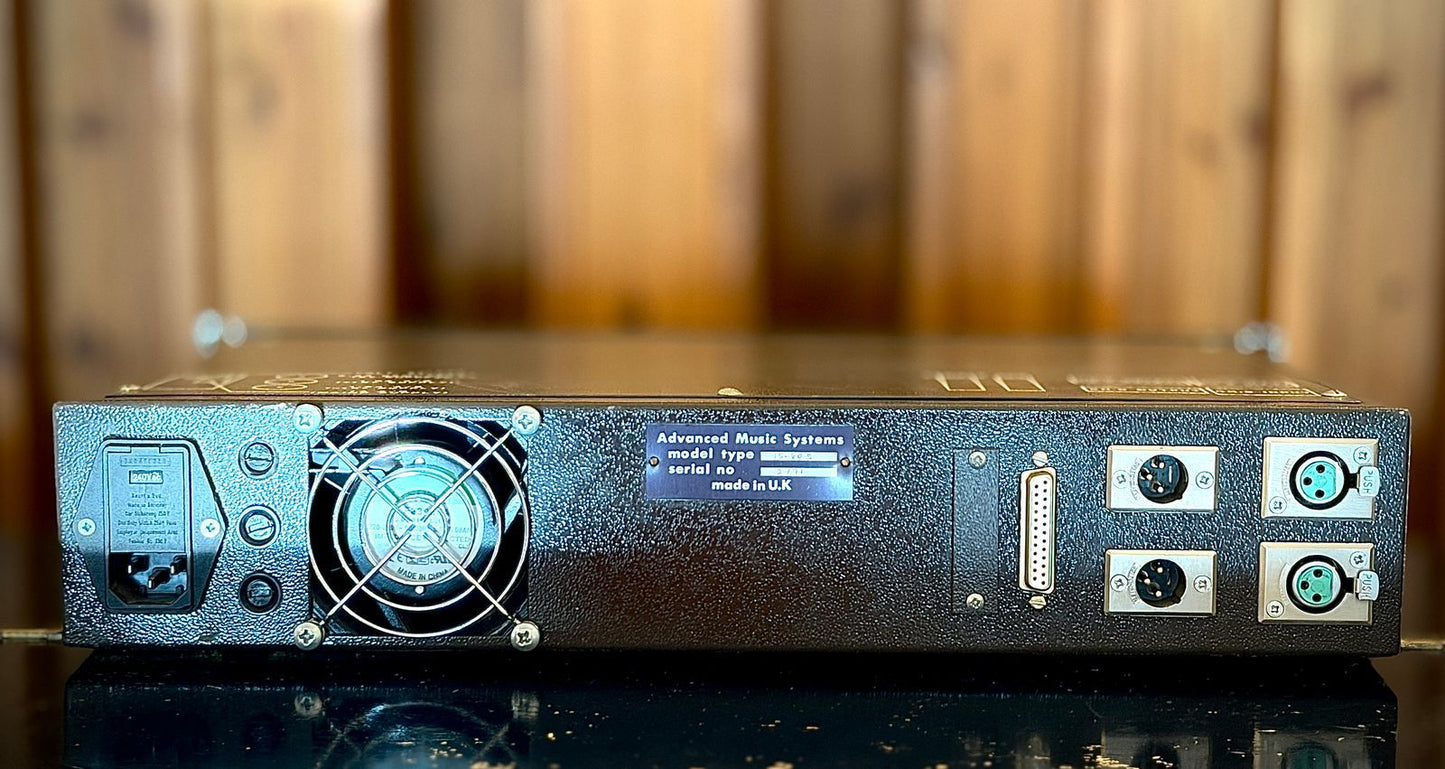 AMS Model DMX 15-80 S Computer Controlled Stereo Digital Delay 1970s - Black