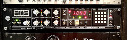 AMS Model DMX 15-80 S Computer Controlled Stereo Digital Delay 1970s - Black
