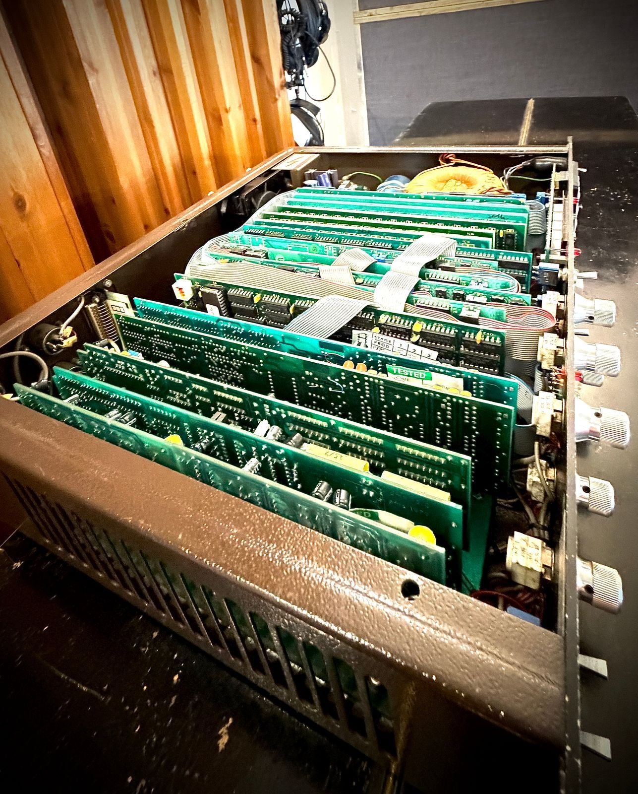 AMS Model DMX 15-80 S Computer Controlled Stereo Digital Delay 1970s - Black