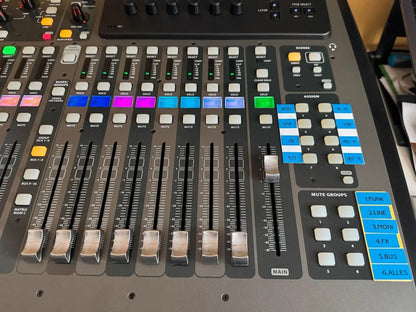 Behringer X32 Compact with installed X-Live card