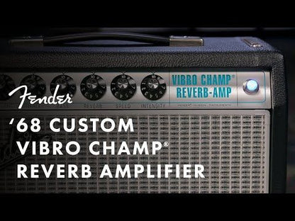 Fender '68 Custom Pro Vibro Champ Reverb 5-Watt 1x10" Guitar Combo 2021 - Present Black