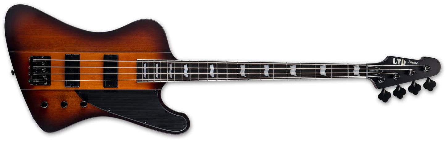 ESP LTD Phoenix-1004 Bass Guitar - Tobacco Sunburst Satin