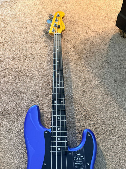 Fender American Ultra II Precision Bass with Ebony Fretboard 2024 - Present - Noble Blue