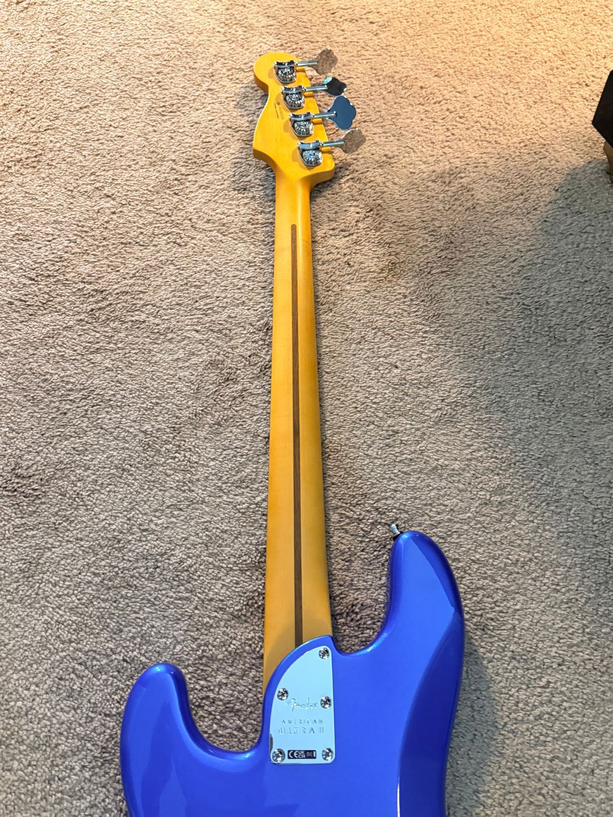 Fender American Ultra II Precision Bass with Ebony Fretboard 2024 - Present - Noble Blue