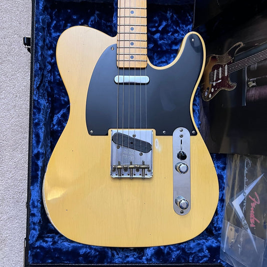 Fender Custom Shop '52 Reissue Telecaster Journeyman - Aged Nocaster Blonde Finish