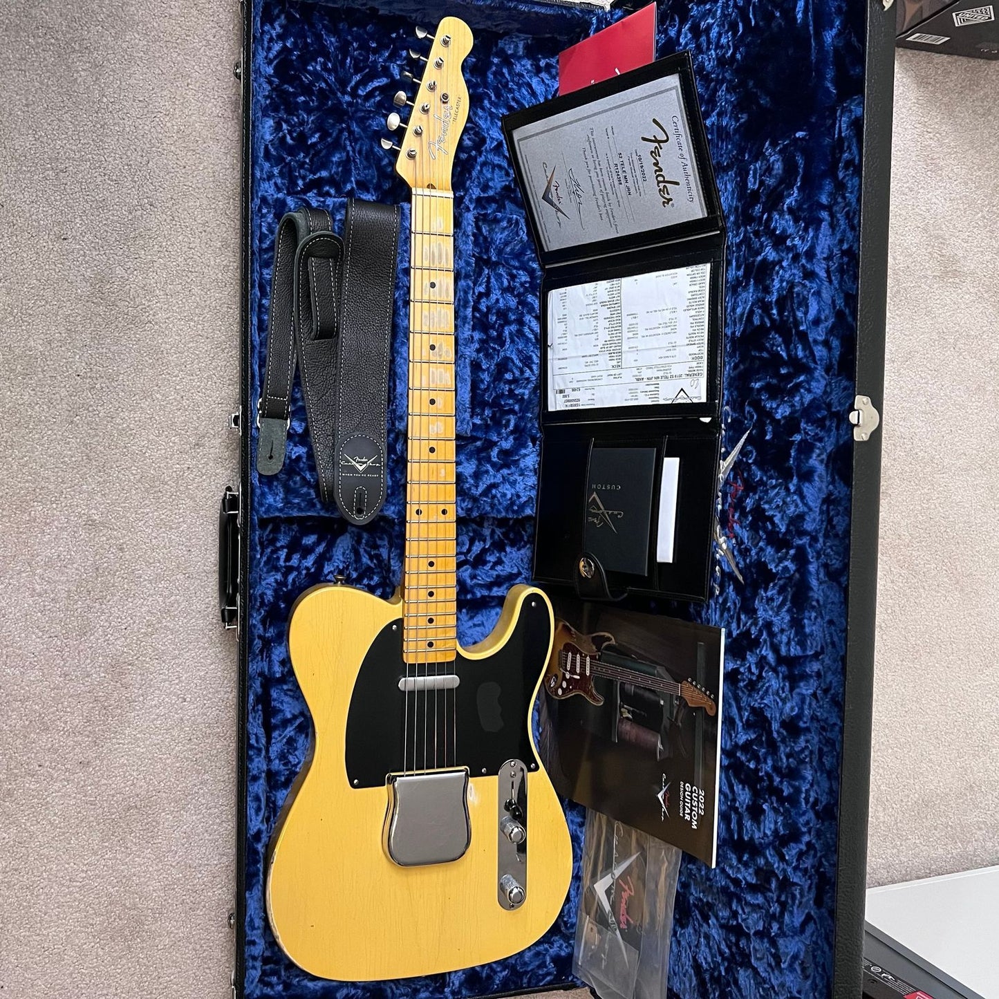 Fender Custom Shop '52 Reissue Telecaster Journeyman - Aged Nocaster Blonde Finish