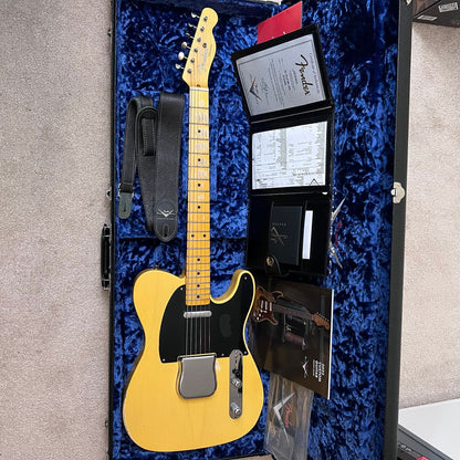 Fender Custom Shop '52 Reissue Telecaster Journeyman - Aged Nocaster Blonde Finish