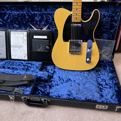 Fender Custom Shop '52 Reissue Telecaster Journeyman - Aged Nocaster Blonde Finish
