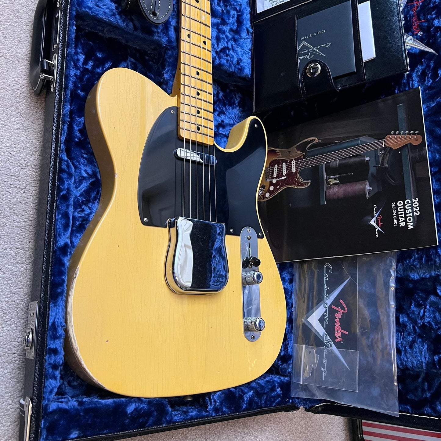 Fender Custom Shop '52 Reissue Telecaster Journeyman - Aged Nocaster Blonde Finish