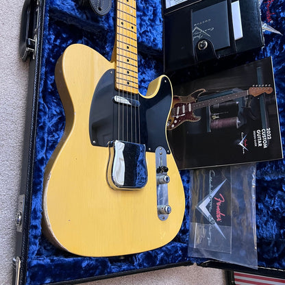 Fender Custom Shop '52 Reissue Telecaster Journeyman - Aged Nocaster Blonde Finish
