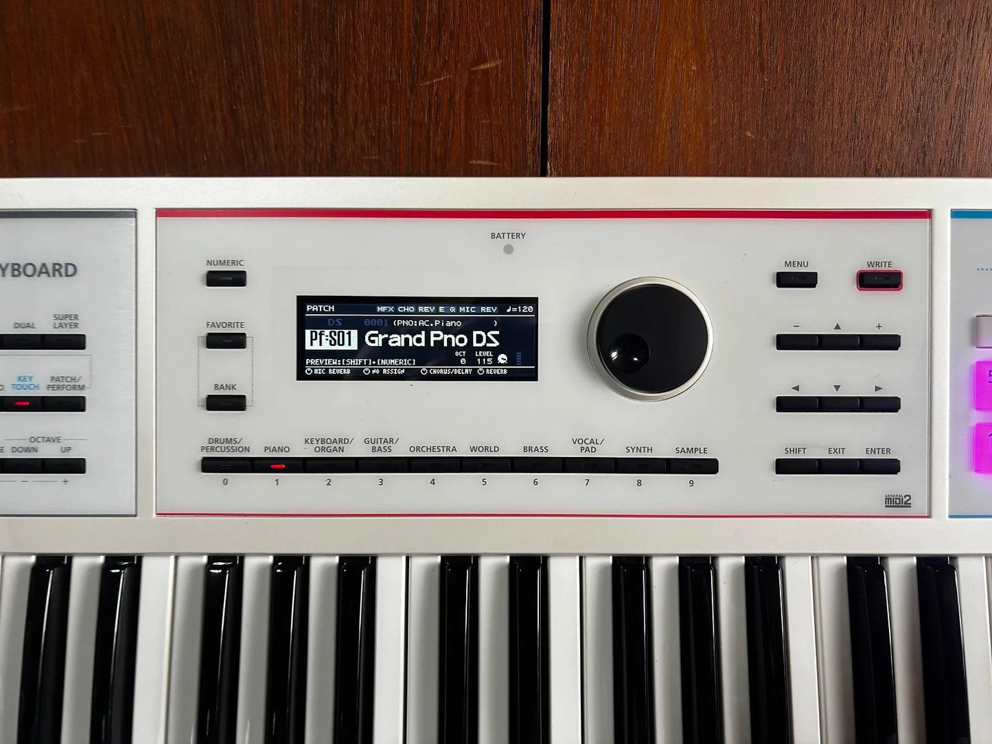 Roland JUNO-DS 61 61-key Synthesizer Special Edition White w/ gig bag juno-ds61w
