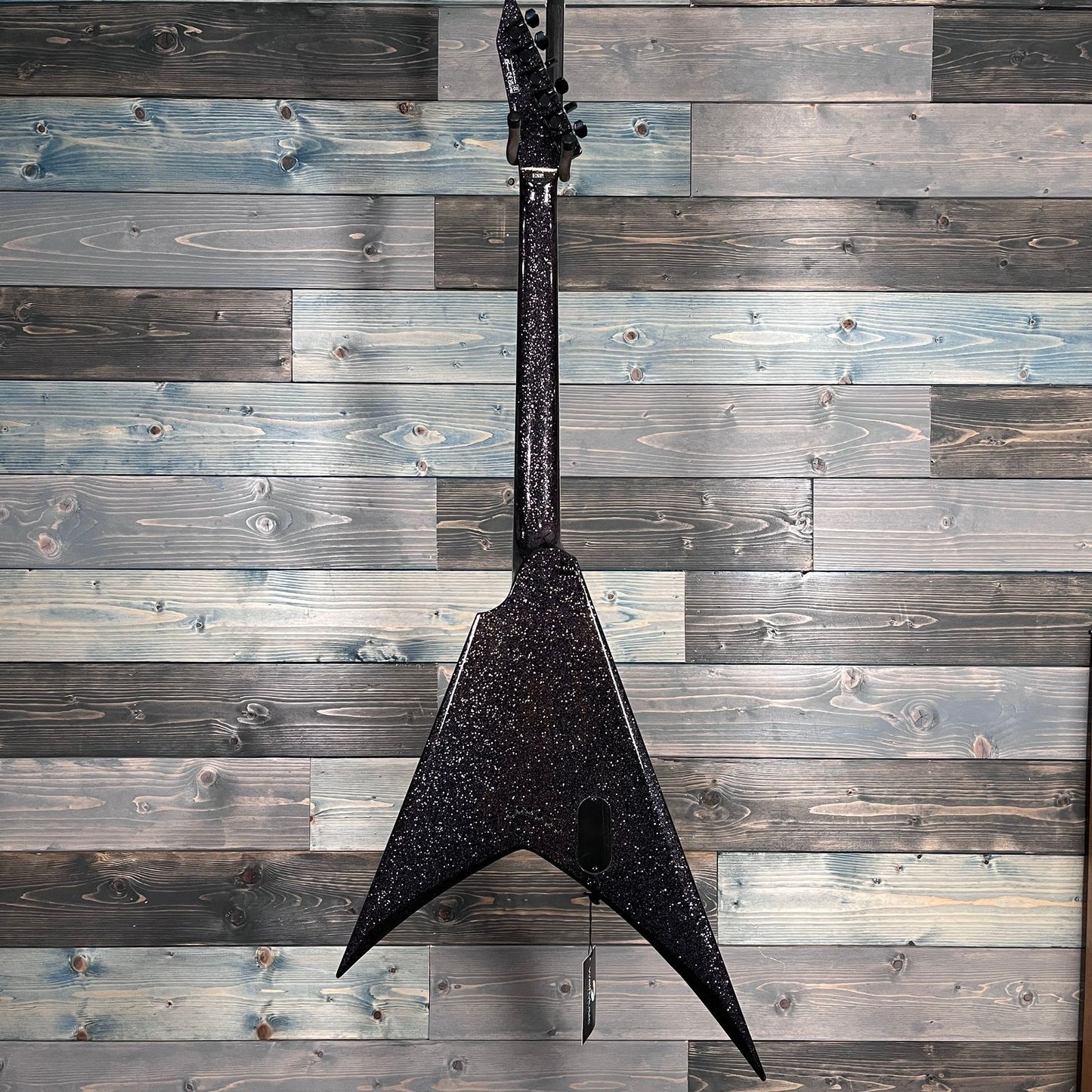 ESP LTD KH-V Electric Guitar - Black Sparkle