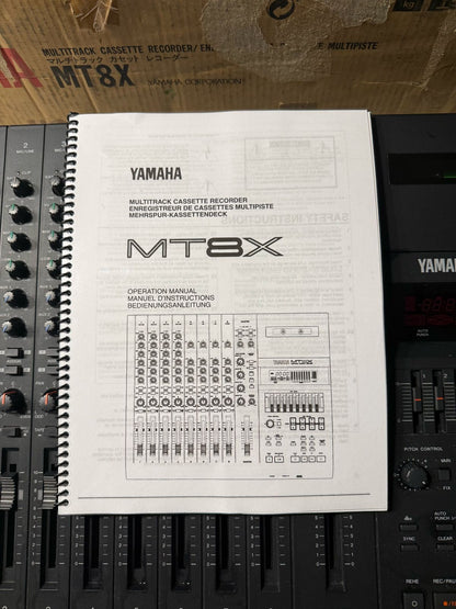 Yamaha MT8X II Multitrack Cassette Recorder 1990s - Black