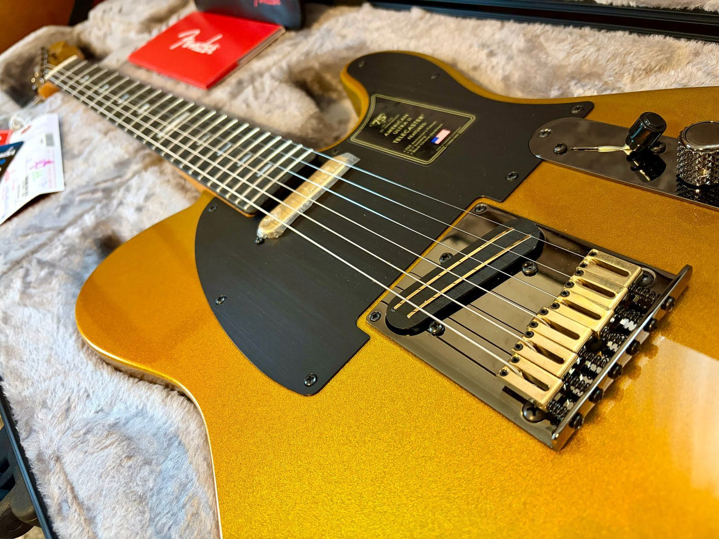 Fender 75th Anniversary American Ultra II Telecaster 2026 - Liquid Gold