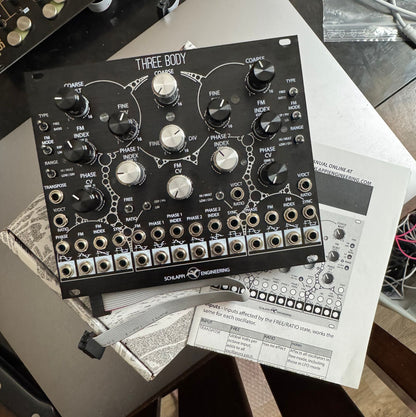 Schlappi Engineering Three Body Eurorack Triple Oscillator Black