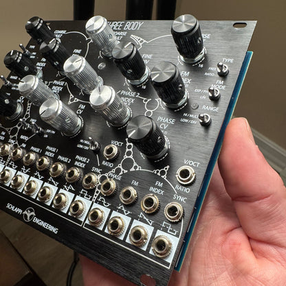 Schlappi Engineering Three Body Eurorack Triple Oscillator Black