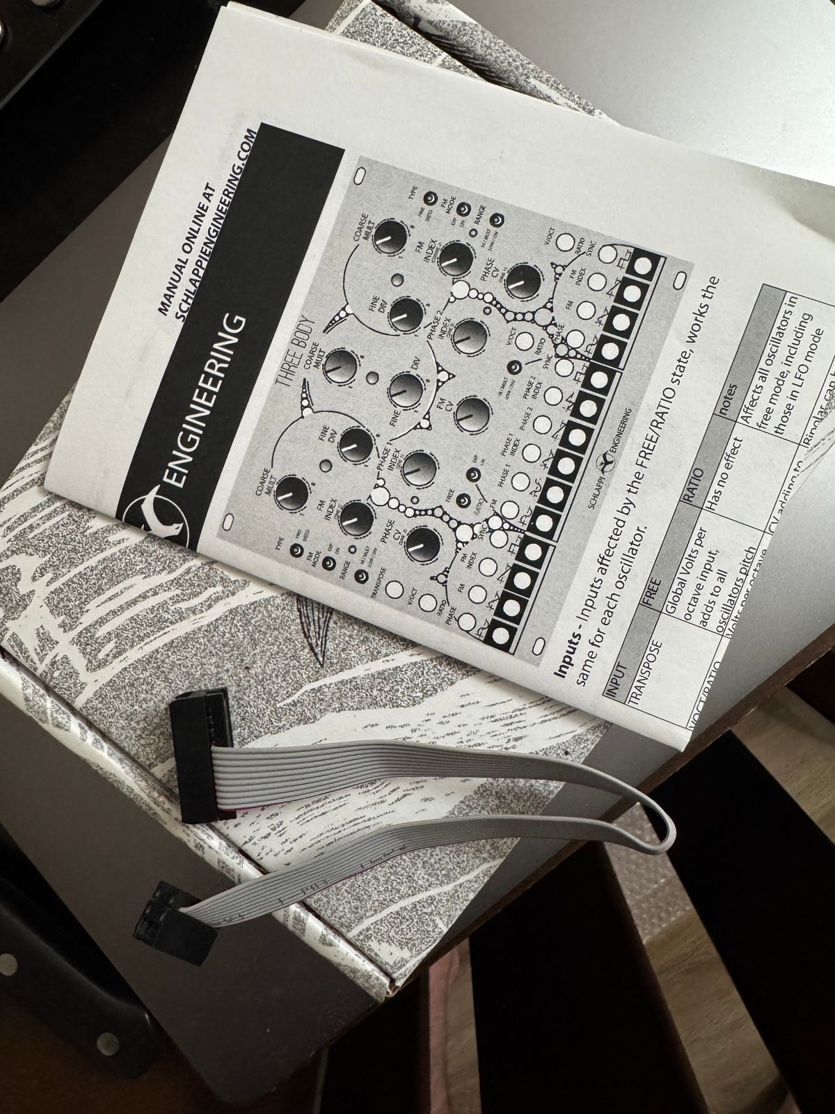 Schlappi Engineering Three Body Eurorack Triple Oscillator Black