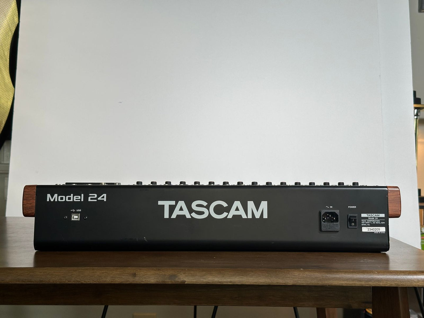 TASCAM Model 24 Multitrack Recorder / Mixer / USB Interface 2018 - Present - Black with Wood Cheeks