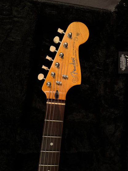 Fender Modern Player Jazzmaster HH 2014 - Crimson Red Transparent