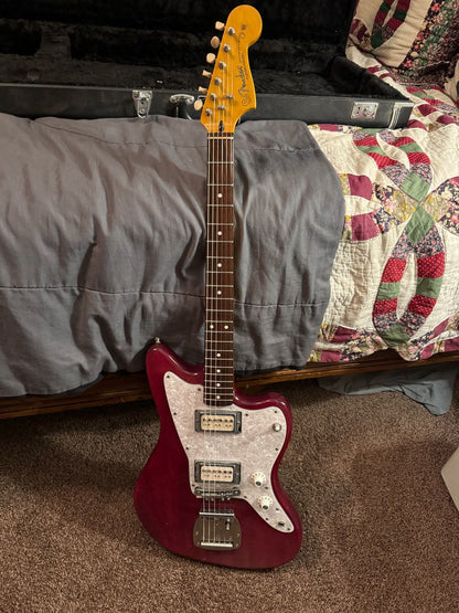 Fender Modern Player Jazzmaster HH 2014 - Crimson Red Transparent