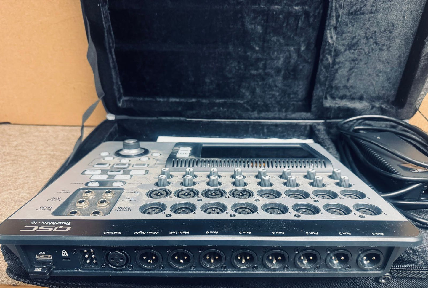 QSC TouchMix-16 Touch Screen Compact Digital Mixer - Silver