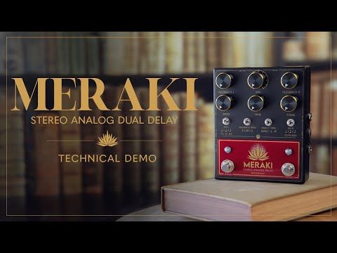 Walrus Audio Meraki Stereo Analog Delay Free Shipping