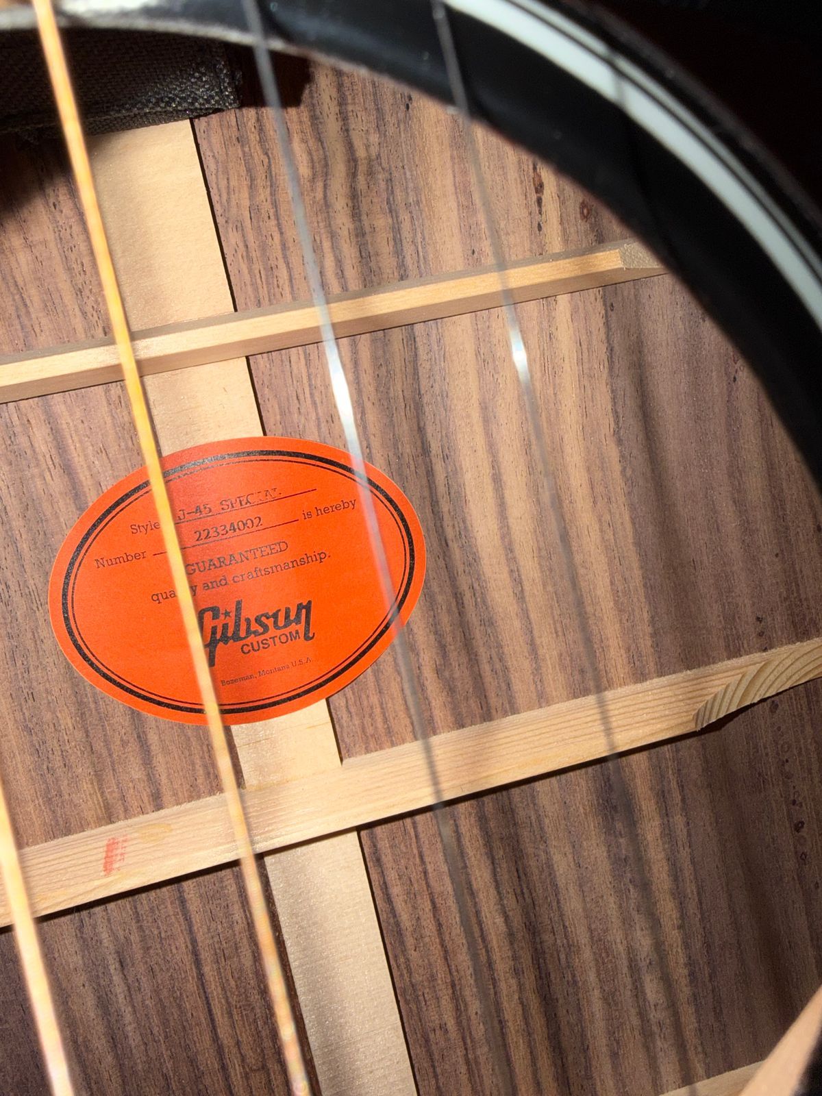 Gibson Custom Shop Special Order J-45 Standard