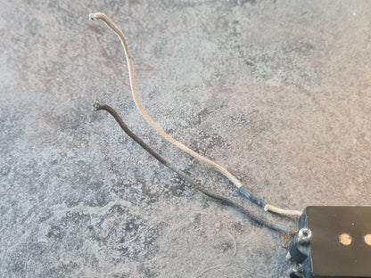 Vintage 1962 unmolested Fender Precision pickup black bobbins & cloth wired with base plate