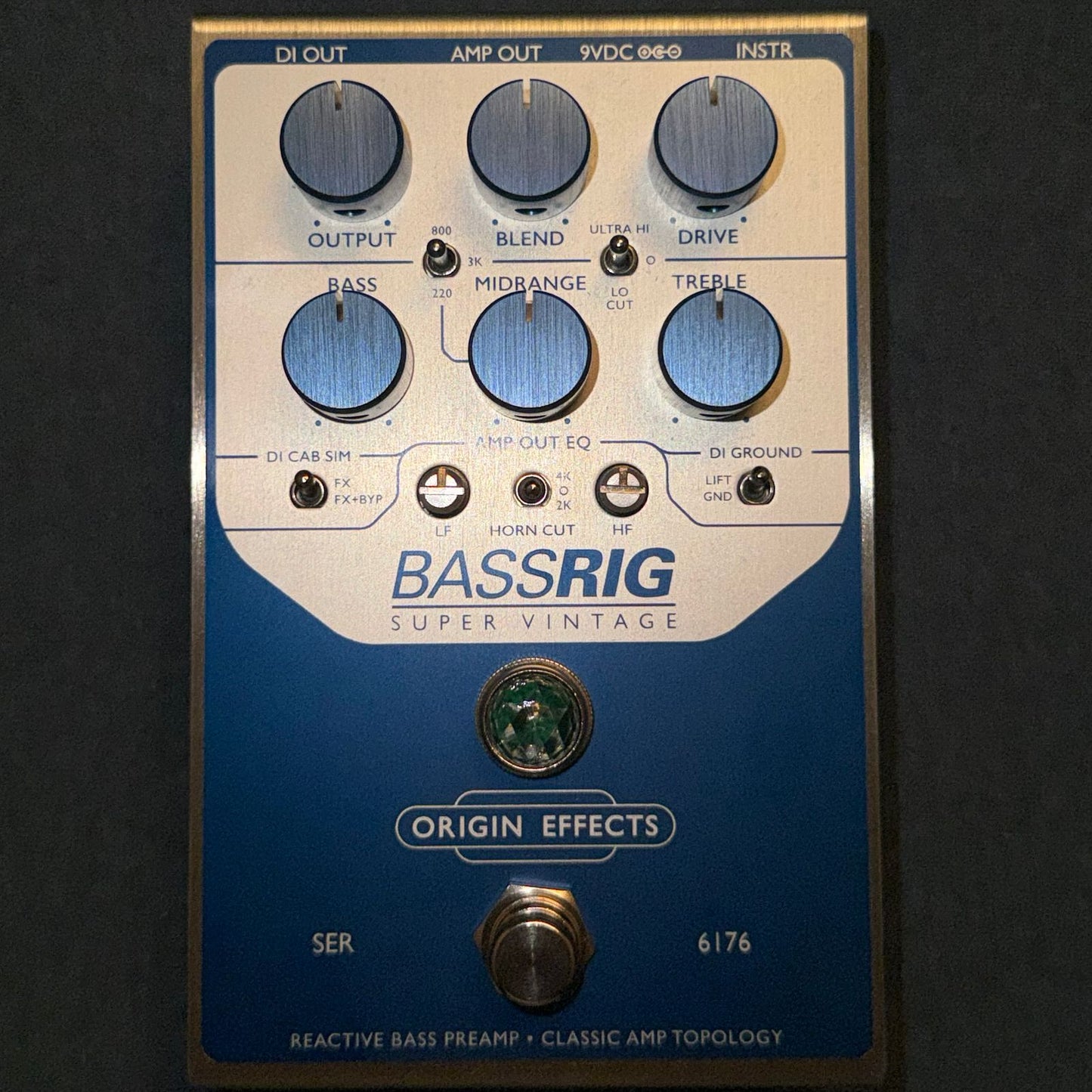 Origin Effects BASSRIG Super Vintage- Blue / Silver