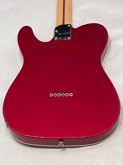 Fender Deluxe Telecaster Thinline with Maple Fretboard Electric Guitar 2016 Candy Apple Red