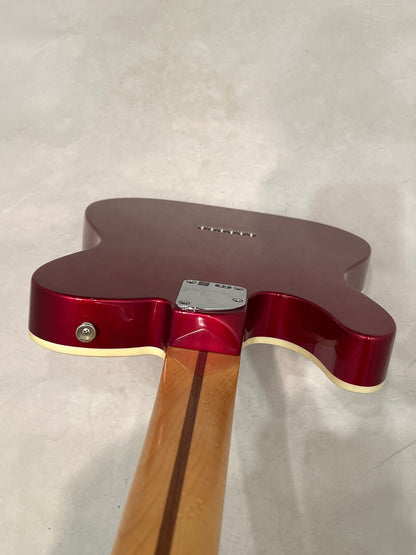 Fender Deluxe Telecaster Thinline with Maple Fretboard Electric Guitar 2016 Candy Apple Red