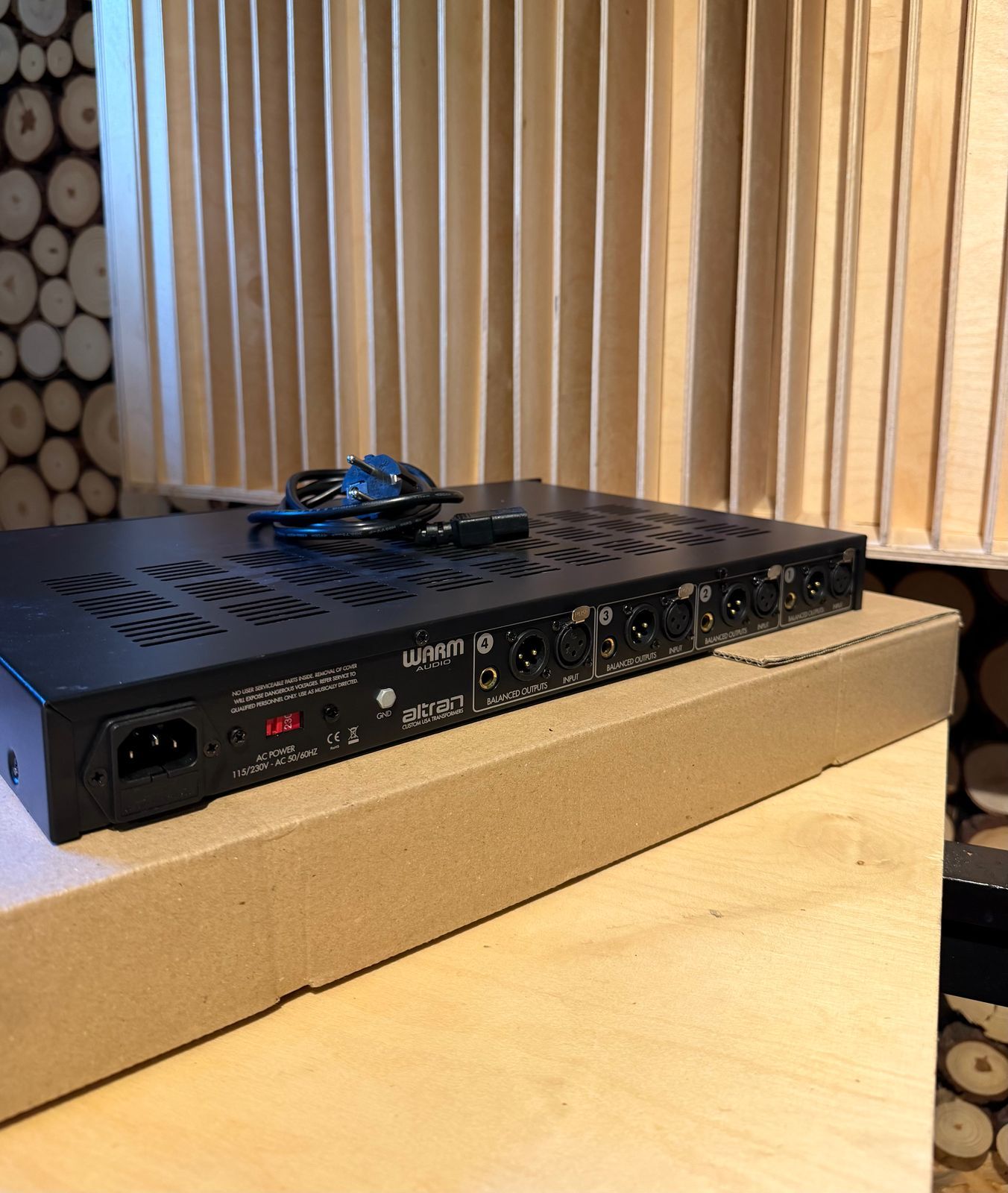 Warm Audio WA-412 4-Channel Mic Preamp 2016 - Present - Black