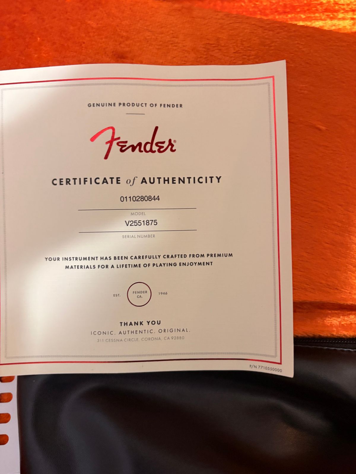 Fender American Vintage II '65 Stratocaster 2025 - Present - Shoreline Gold