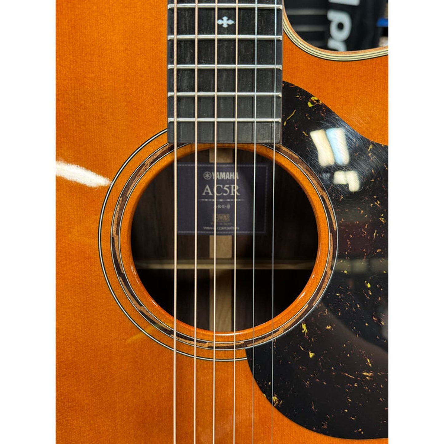 Yamaha AC5R Ac/ Elec. Guitar Natural w/ Case