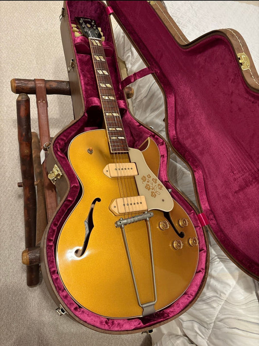Gibson ES-295 Rare 2015 Reissue Trapeze Tailpiece - Gold