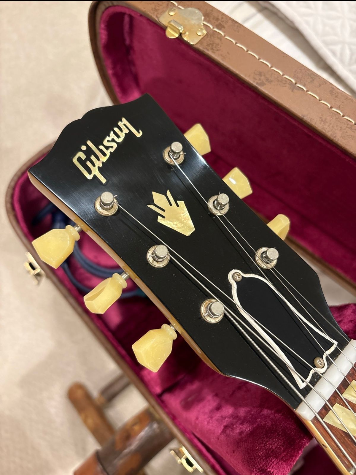 Gibson ES-295 Rare 2015 Reissue Trapeze Tailpiece - Gold
