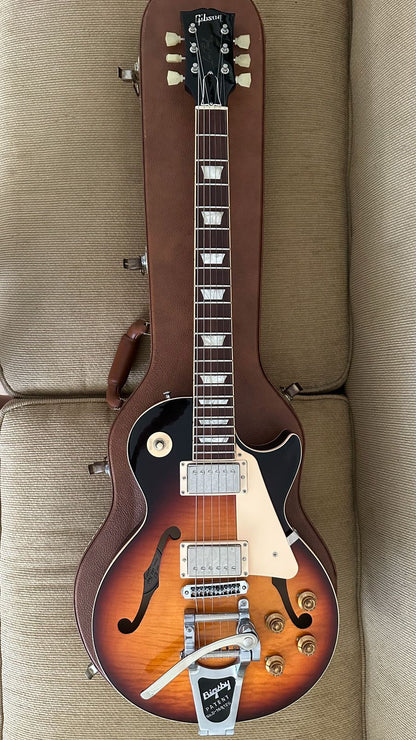 2016 Gibson Memphis ES-Les Paul Bigsby - Limited Run - Bourbon Bur - Only 1000 Made - MINT